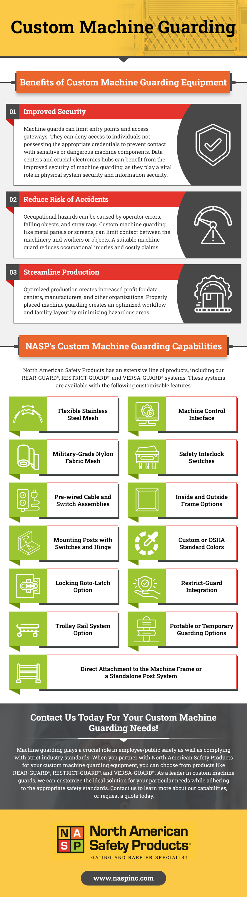 Custom Machine Guarding capabilities