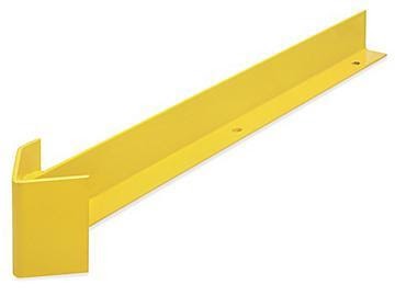 Low profile pallet rack guarding