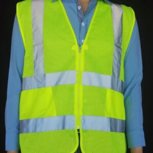 Econo #2 ANSI Vest Lime 2" Silver Reflective