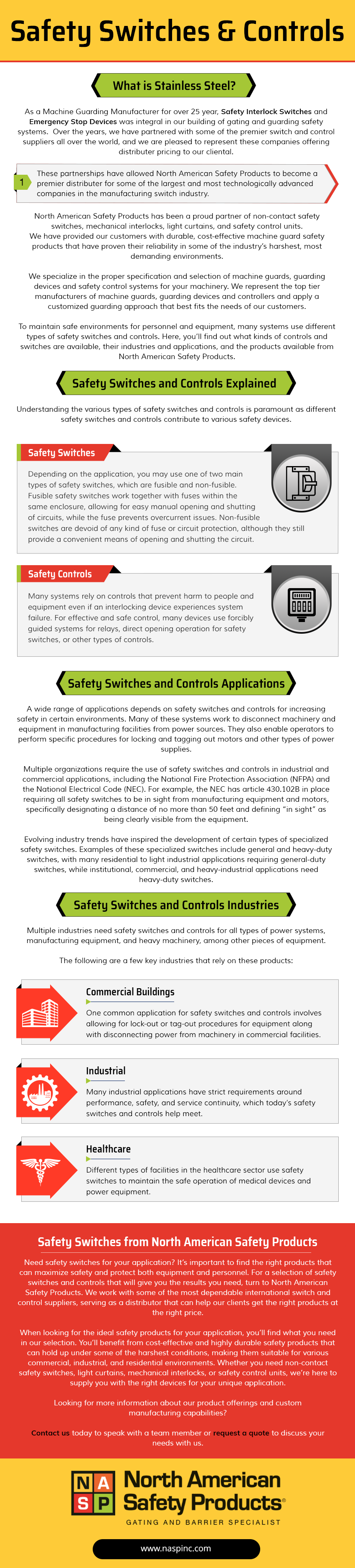 Safety Switches and Controls