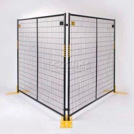 Temporary security fencing