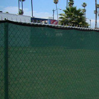 Wind screen privacy fencing