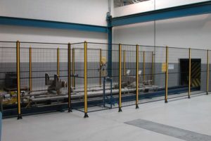 Restrict-Guard wire mesh safety system